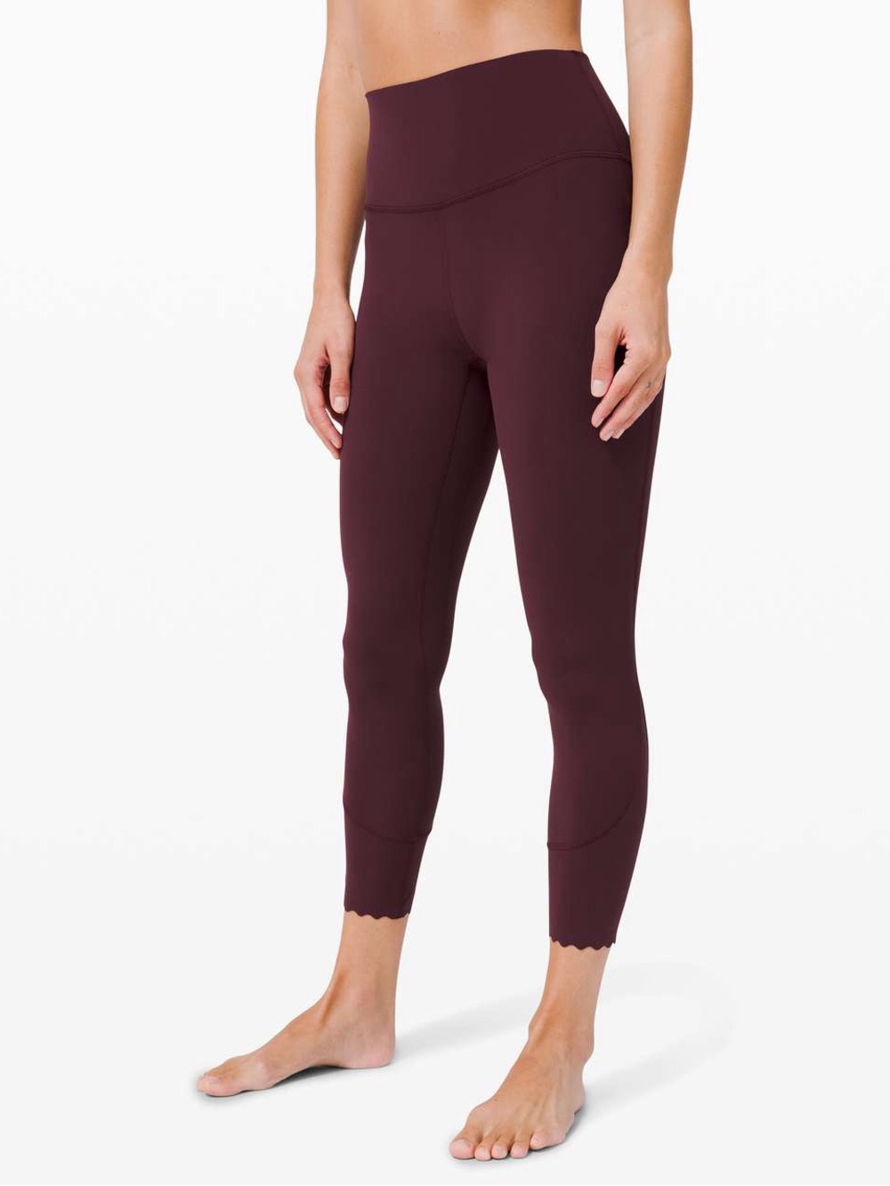 Lululemon Align High-Rise Pant 25” Scallop Cassis Size 6 Leggings